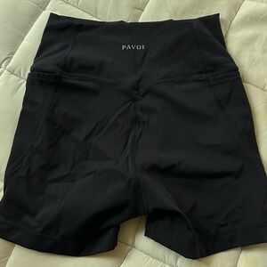 Dark blue biker shorts